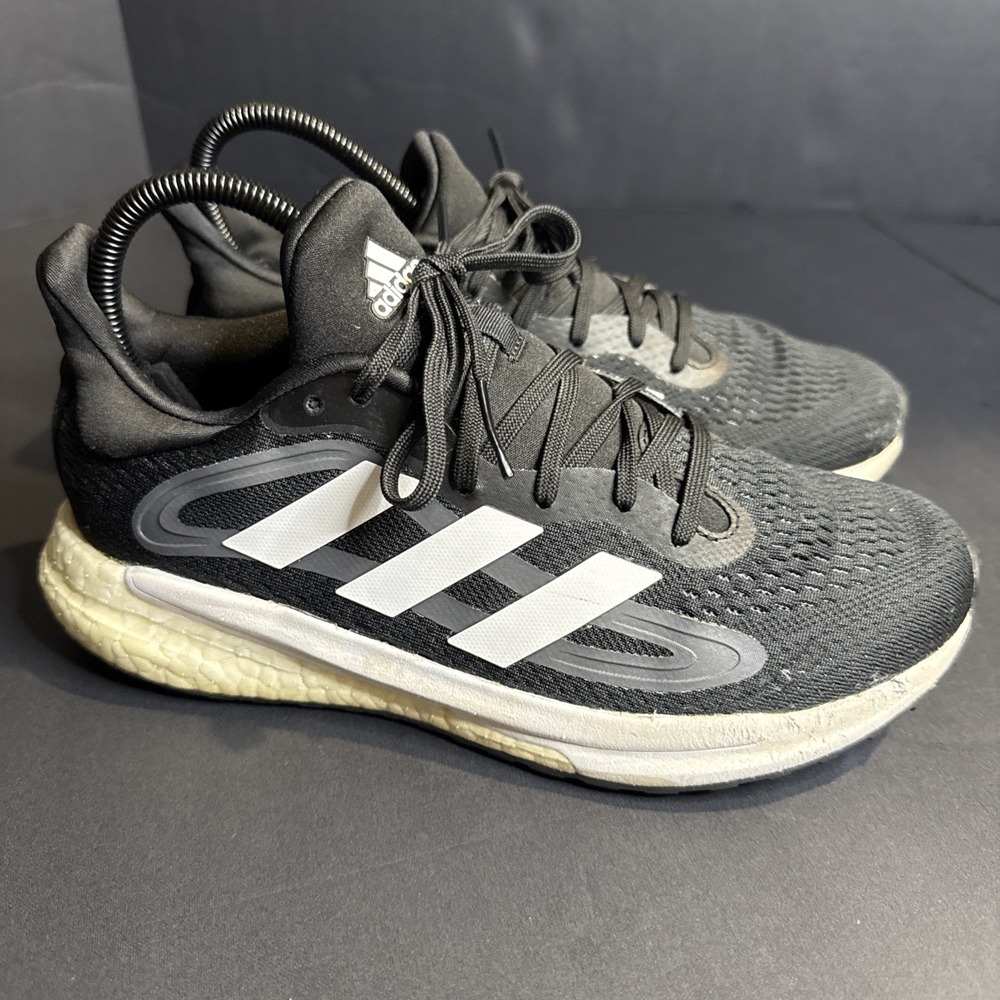 Size 7 - Adidas SolarGlide 4 ST Black Grey W